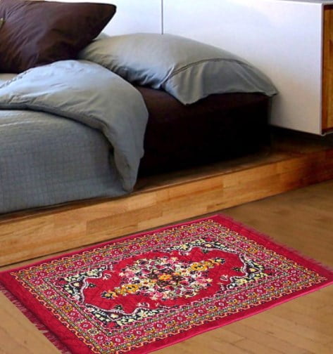 Red Jute Multipurpose 4 Feet Long Runner by Azaani Rs.99 - Pepperfry