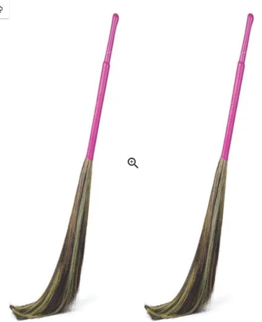 Gala Pink King Kong Grass Floor Broom Set of 2 Rs.175 - Pepperfry