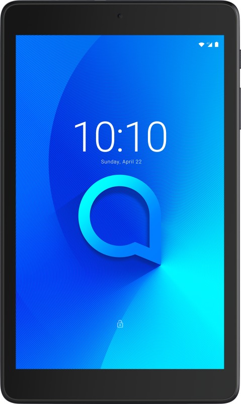 Alcatel 3T 8 32 GB 8 inch with Wi-Fi+4G Tablet (Metallic Black) Rs.6999 - Flipkart