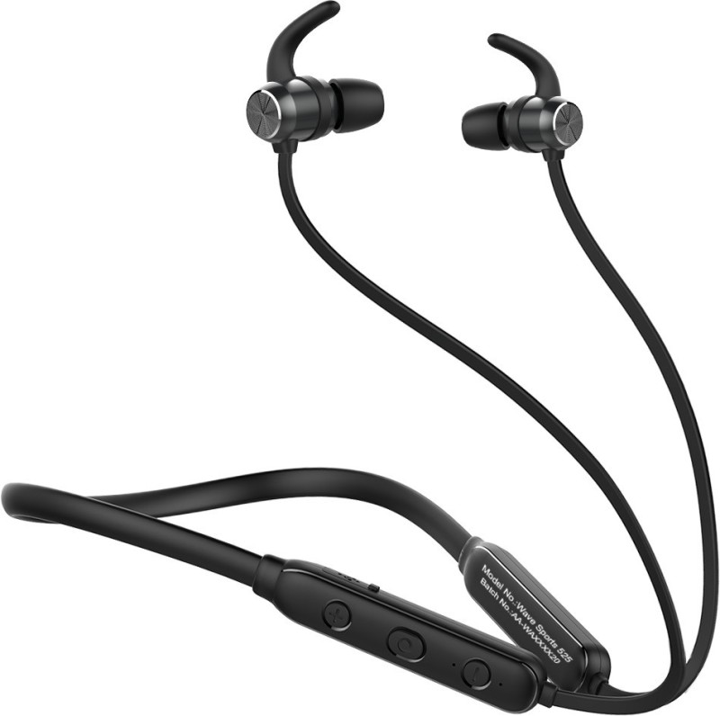 Ant Audio Wave Sports 525 Bluetooth Headset  (Black, Wireless in the ear)
