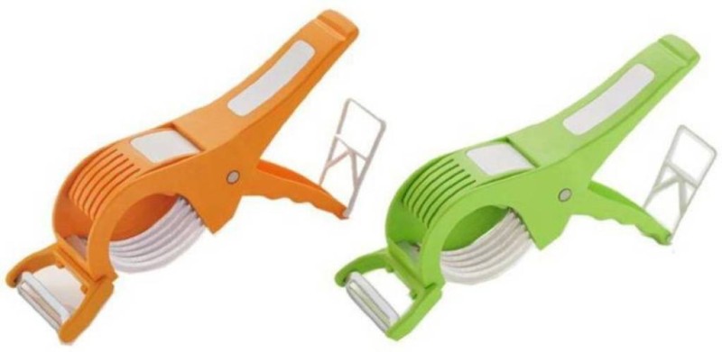 Bluewhale New Deluxe 2 in 1 Vegetable Cutter Peeler Vegetable Chopper Rs.115 - Flipkart