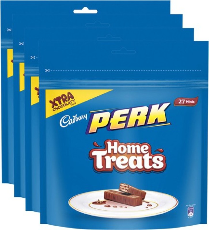 Cadbury Chocolate Home Treats, (193 gm, Pack of 4) Bars Rs.198