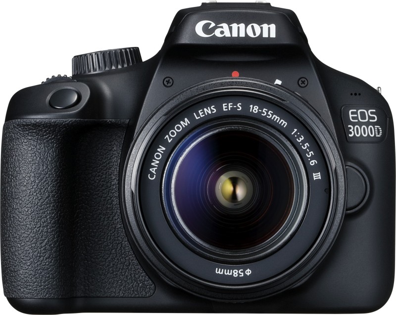 Canon EOS 3000D DSLR Camera Single Kit with 18-55 lens at Rs.22990 - Flipkart