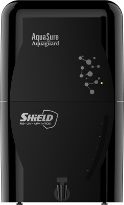 Eureka Forbes Aquasure from Aquaguard Shield 6 L RO + UV + MP + MTDS Water Purifier  (Black)