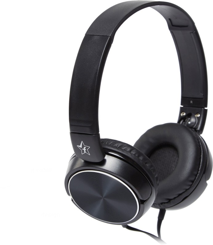 Flipkart SmartBuy Foldable Headphones  (Black, On the Ear) Rs.399