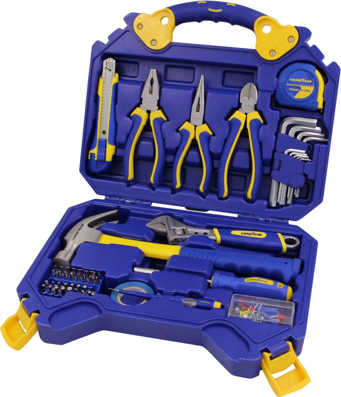 Goodyear All Purpose Hand Tool Kit  (151 Tools) Rs.1304 - Flipkart