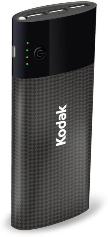 Kodak PBP03-K/10000mAh Power Bank (Black) Rs.699 - Flipkart