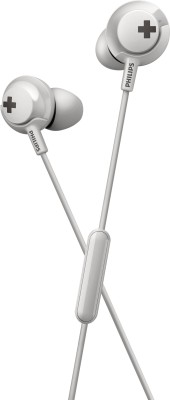 Philips SHE4305WT/00 Wired Headset  (White, Wired in the ear)