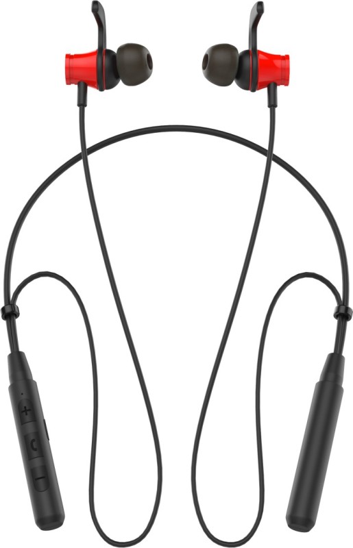 Portronics Harmonics 222 Bluetooth Headset  (Red, Wireless in the ear)