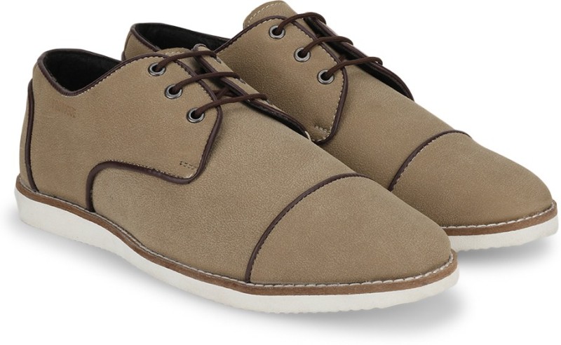 Provogue Corporate Casuals For Men  (Beige) Rs.499 - Flipkart