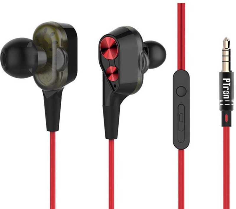 PTron Boom 2 4D Earphone Wired Headset with Mic at Rs.599 - Flipkart