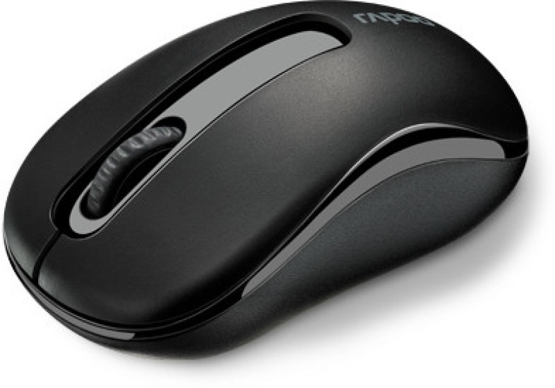 Rapoo M10 Black Wireless Optical Mouse  (USB, Black) at Rs.549 - Flipkart