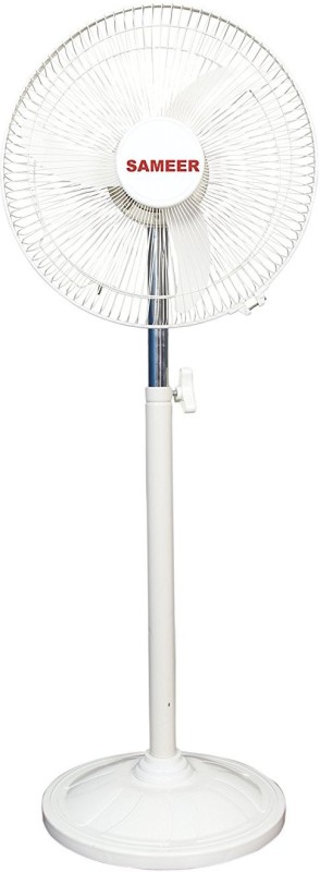 Sameer Farrata 3 Blade Pedestal Fan  (White) Rs.1399 - Flipkart