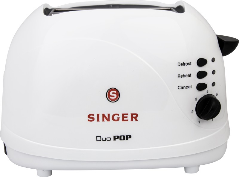 Singer DUO POP(SPT 702 DWT) 700 W Pop Up Toaster Rs.699 - Flipkart