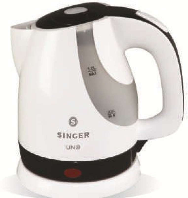 Singer UNO/SKT 100 UBI Electric Kettle  (1 L, Black) Rs.599 - Flipkart