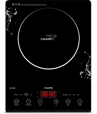 V-Guard VIC 250 (2000 W) Induction Cooktop  (Black, Touch Panel)