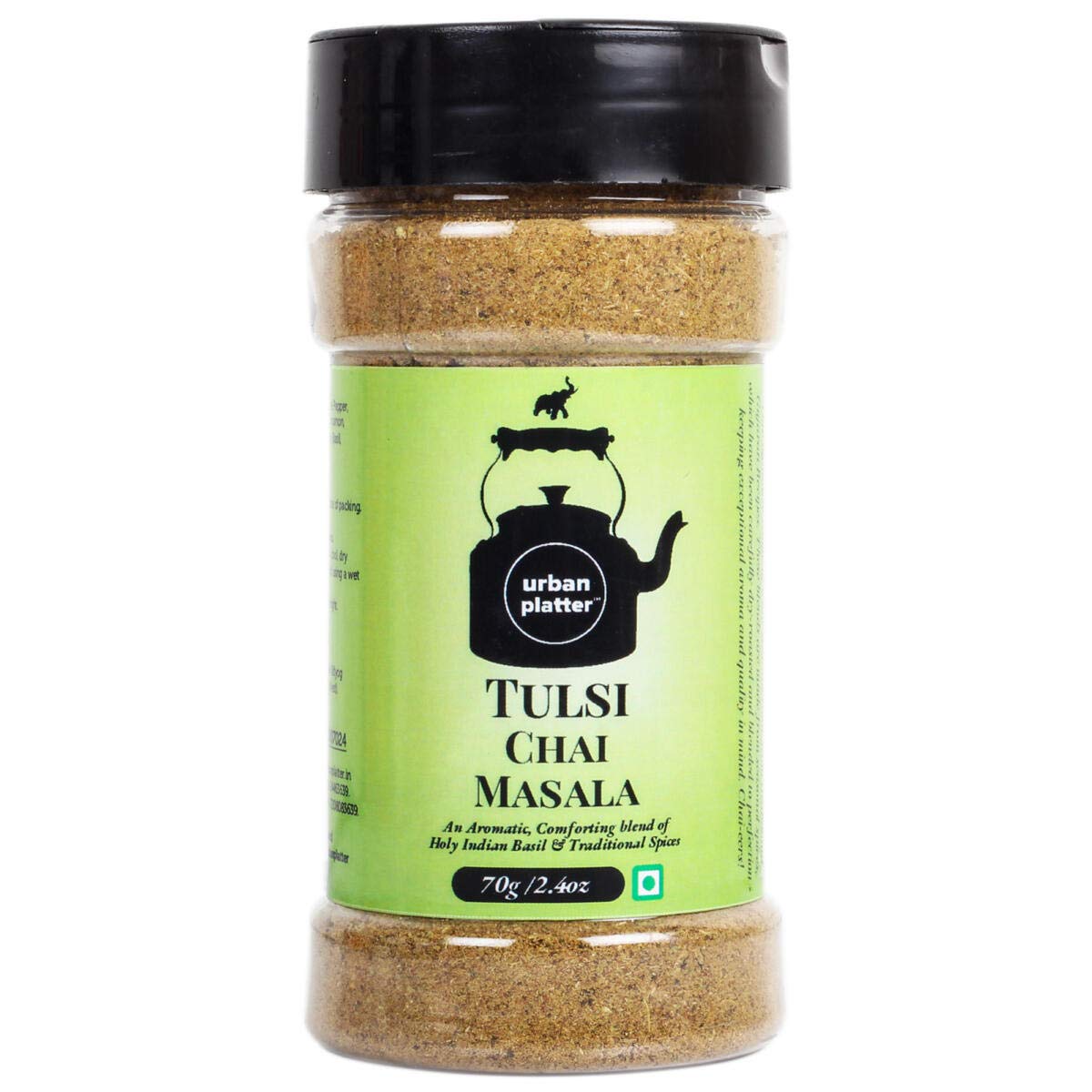 Urban Platter Chai Masala, Tulsi (Basil), 70g / 2.4oz