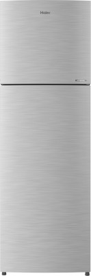 Haier 258 L Frost Free Double Door 4 Star (2019) Convertible Refrigerator  (Spiral Glass Black, HRF-2784PSG-E)