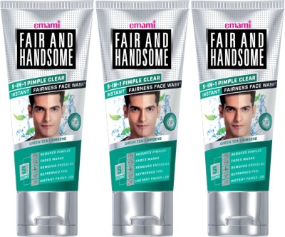Fair and Handsome 5-in-1 Pimple Clear IF (100g, Pack of 3) Face Wash  (100 g)