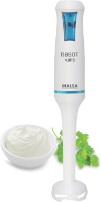 Inalsa 4.0PS 400 W Hand Blender  (White, Blue)