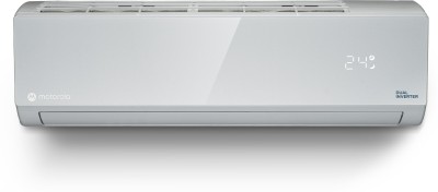 Motorola 1.5 Ton 3 Star Split Dual Inverter AC - Silver  (MOTO153SIAT, Copper Condenser)