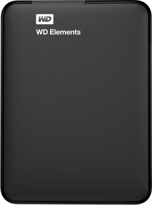 WD Elements 1 TB Wired External Hard Disk Drive  (Black)