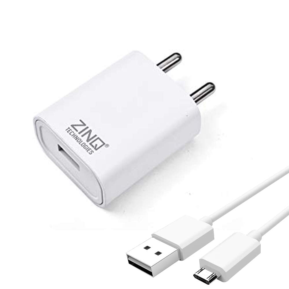 Zinq Technologies ZWC-10211 2A Single Port Mobile Charger Adapter (White)