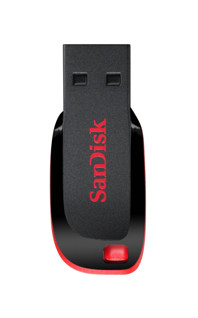SanDisk Cruzer Blade SDCZ50-128G-I35 USB 2.0 128GB Pen Drive (Red and Black)