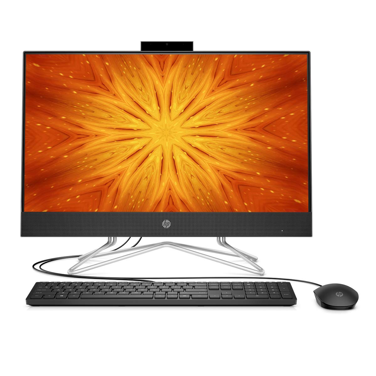 HP All-in-One 24-df0215in 23.8-Inch FHD with Alexa Built-in (AMD Ryzen 3-3250U/8GB/256GB SSD + 1TB HDD/Win 10/MS Office 2019/Jet Black)