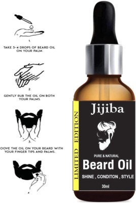 Jijiba Beard Growth Oil for strong and healthy beard growth Hair Oil  (30 ml)