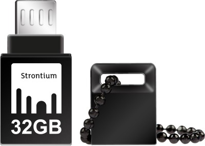 Strontium 32 GB USB 3.1 32 GB OTG Drive  (Black, Type A to Micro USB)