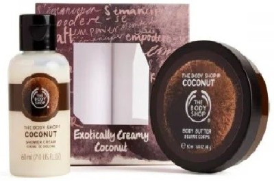 The Body Shop Exotically Creamy Coconut  (2 Items in the set)