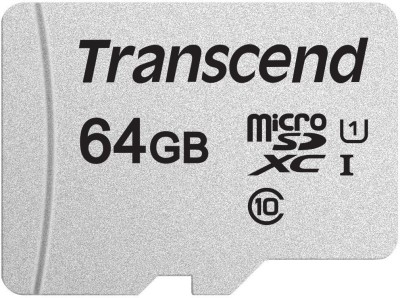 Transcend 300S 64 GB MicroSDHC Class 10 95 MB/s Memory Card