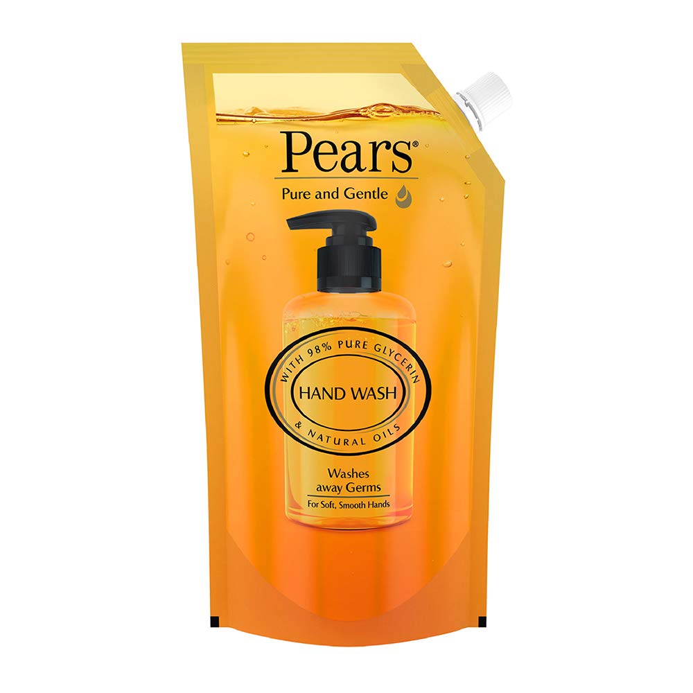 Pears Moisturising Handwash With 98% Pure Glycerine - For Soft Protected Hands, 900 ml Refill