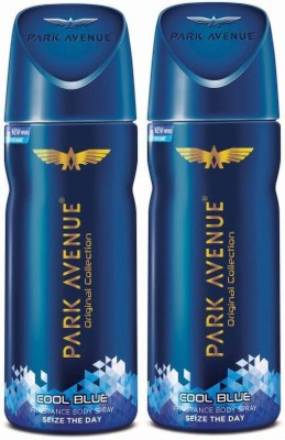 Park Avenue ORIGINAL DEO COOL BLUE 100GM (PACK OF 2) Body Spray - For Men & Women  (300 ml, Pack of 2)