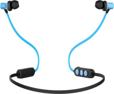 PTron Avento Classic Bluetooth Headset  (Yellow, In the Ear)