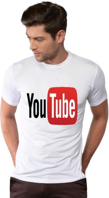 YFB  Printed Men Round Neck White T-Shirt