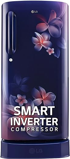 LG 185 L 5 Star Inverter Direct-Cool Single Door Refrigerator (GL-D201ABPU)