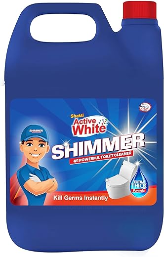 Active White - Shimmer Toilet Cleaner, 5L Family Pack