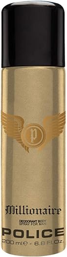 POLICE Millionaire Pour Homme Deodorant 200ml/6.8Fl.Oz