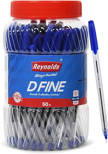 Reynolds D FINE BALLPEN - BLUE | PACK OF 50 