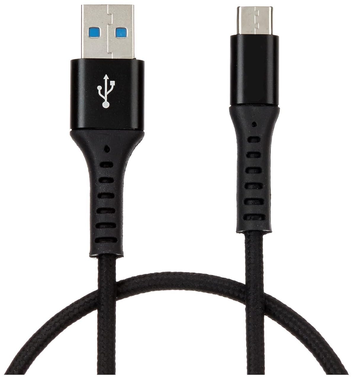 Amazon Brand - Solimo Fast Charging Braided Type C Data Cable Joint