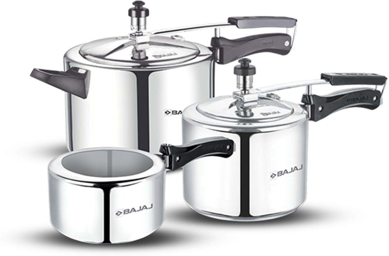 BAJAJ 2 L 丨3 L丨5 L Pressure Cooker  (Aluminium)