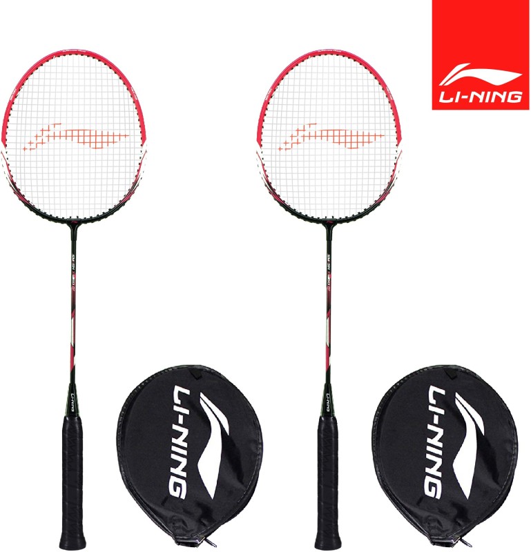 LI-NING XP-60-IV Black, Pink Strung Badminton Racquet  (Pack of: 2, 86 g)