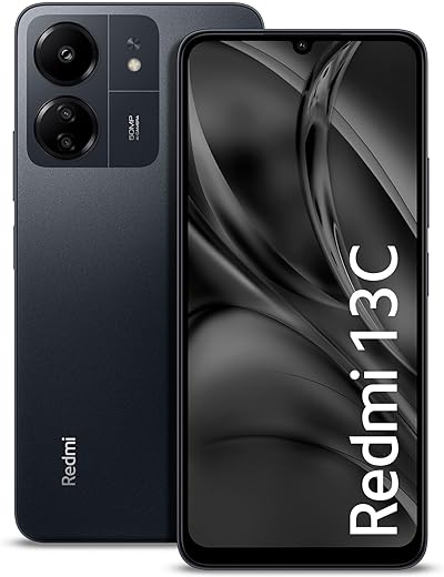 Redmi 13C (Stardust Black, 4GB RAM, 128GB Storage)