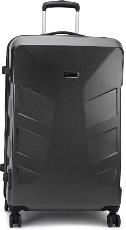 SKYSCAPE BY SWISS MILITARY Large Check-in Suitcase (75 cm) 8 Wheels - VISTA HARDTOP GREY 28" - Grey