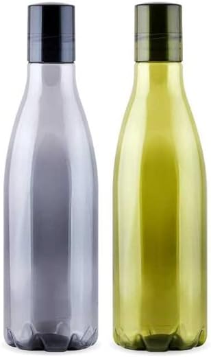 Attro Swift Plastic Unbreakable Fridge 1000Ml Water Bottle Set Of 2