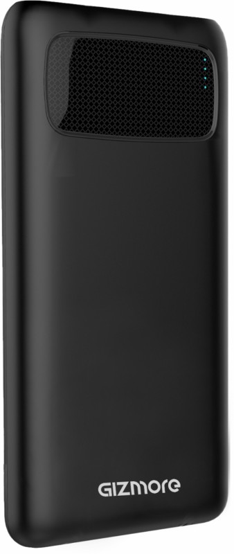 Gizmore 10000 mAh 18 W Power Bank  (Black, Lithium Polymer, Fast Charging for Mobile)