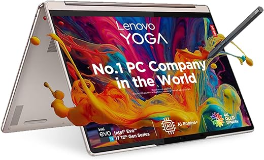 Lenovo Yoga 9 Intel Evo i7 1280P 14 inchL aptop(16GB/1TB SSD) 82LU008TIN