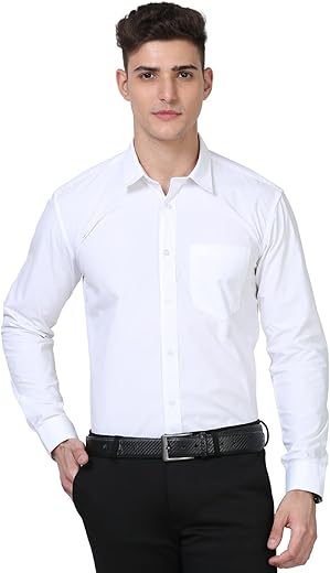 Scott International Shirt for men, Solid Full Sleeves shirt